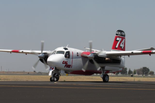 MARSH Turbo Tracker (N439DF) - Paso Robles N439DF taxiing to the base after a fire dispatch. 