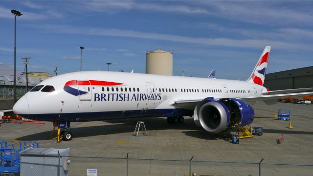 Boeing 787-8 (G-ZBJG) - BOE456 at Boeing EMC ramp on 5/12/14. (LN:187 / cn 38614).