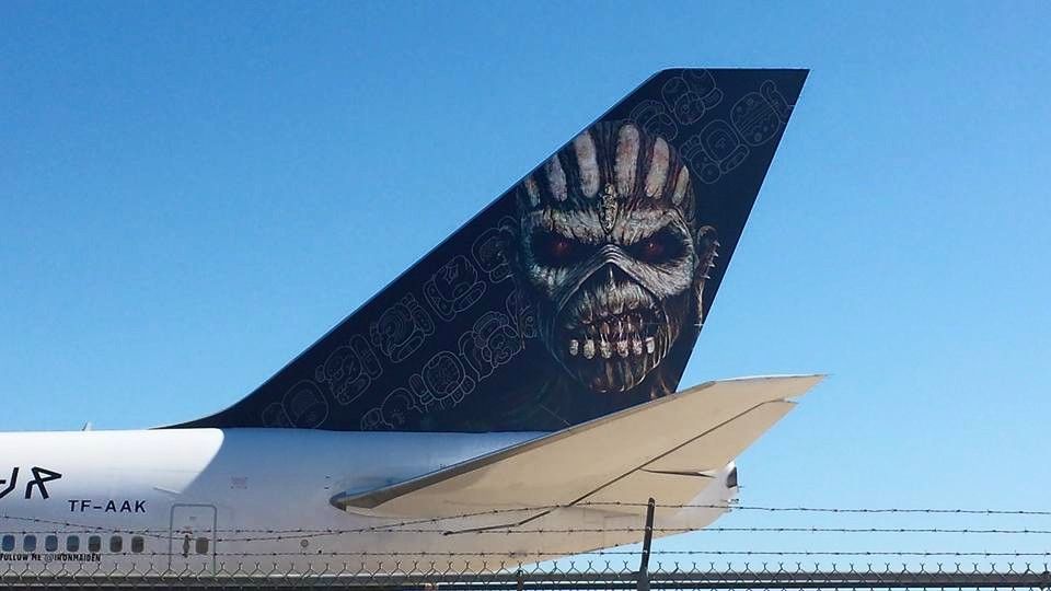 Boeing 747-400 (ABD666) - Iron maiden in Tulsa, Oklahoma 2016.