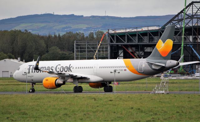 Airbus A321 (G-TCDC) - thomas cook a321-211 g-tcdc at shannon for storage 1/10/19.