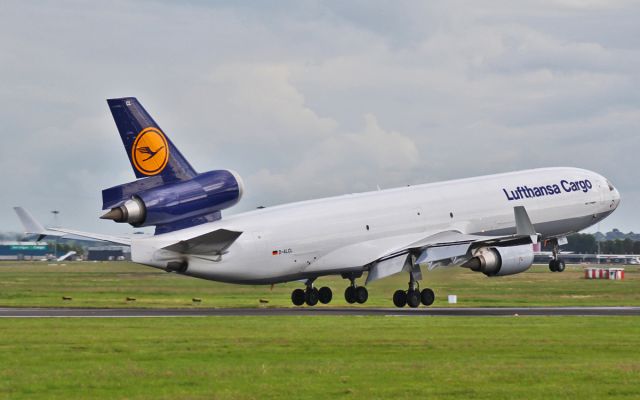 Boeing MD-11 (D-ALCL) - lufthansa md-11f d-alcl about to land at shannon 7/7/14.