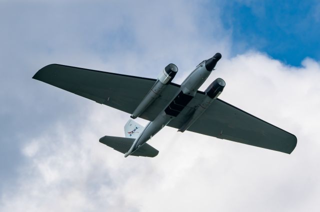 Martin WB-57 (N927NA) - NASA's unique high-altitude research aircraft, the Martin-Canberra WB-57F "Long Wing" takes off from EFD on 1 July 2021 for some local training.