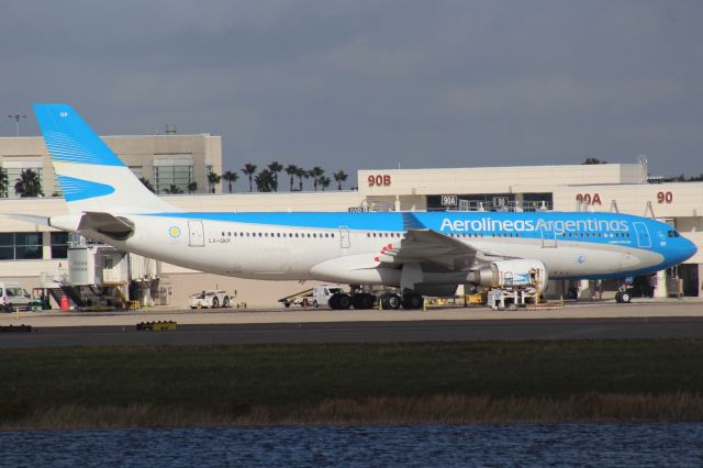 Airbus A330-200 (LV-GKP) - First service to KMCO on December 10, 2019