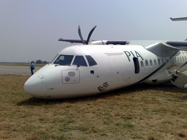 Aerospatiale ATR-42-300 (AP-BHO) - My friend Imran Warris shot this photo