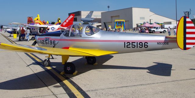 ERCO Ercoupe (N93306) - MCGUIRE AIR FORCE BASE-WRIGHTSTOWN, NEW JERSEY,USA-MAY 12, 2012: Seen by RF at the Base's 2012 Open House and Air Show was this ERCO Ercoupe.