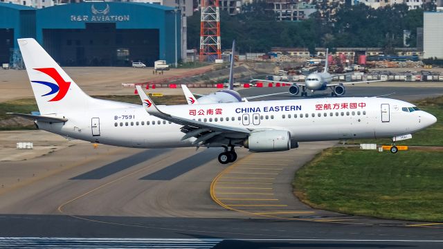 Boeing 737-700 (B-7591) - Boeing 737-8