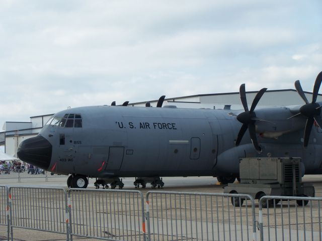 Lockheed C-130 Hercules (AWEF) - C-130J-30 on display at Thunder on the Bay airshow in Biloxi,MS