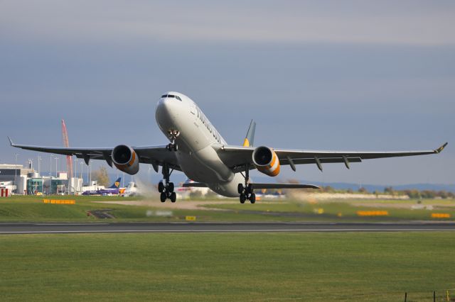 Airbus A330-200 (G-MLJL) - TCX2710 on departure to Orlando.