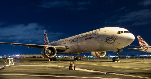 BOEING 777-300 (VH-VPF) -  Virgin Australia B773 "Caves Beach"