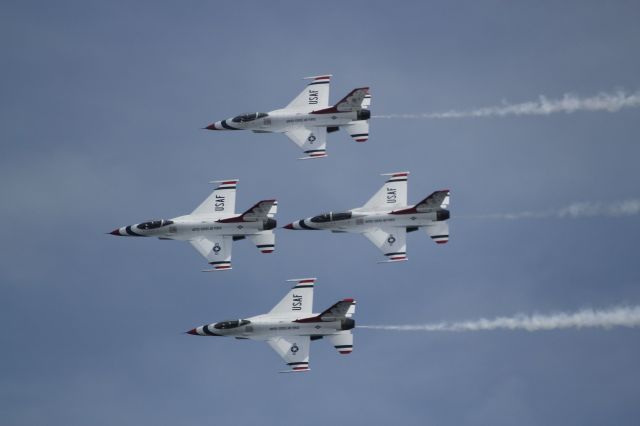 — — - USAF Thunderbirds at the Beth Page Air Show Long Island, NY May 2015.