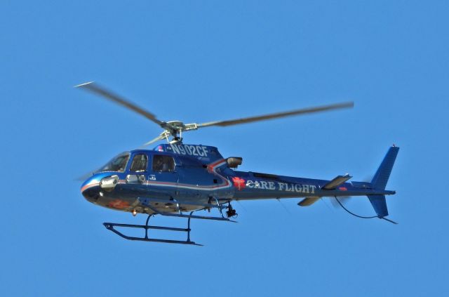 Eurocopter AS-350 AStar (N902CF) - Transitioning over Carson City