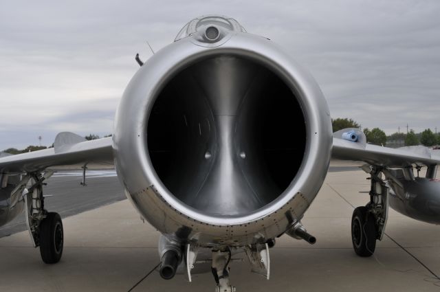 — — - Business end of a Mig -17