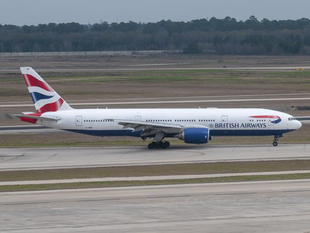 Boeing 777-200 (G-YMMP) - BAW195 LHR - IAH 2/15/2020