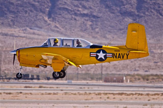 Beechcraft Mentor (N12281) - AVIATION NATION,NELLIS AFB,2009  T-34,MENTOR