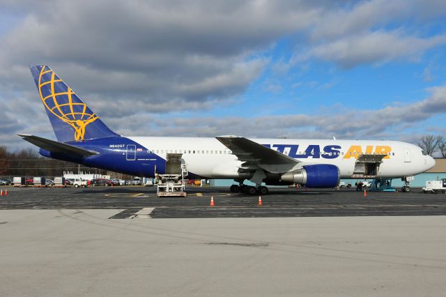 BOEING 767-300 (N640GT) - GTI8242 getting loaded before departing for the Bahamas on 17 Dec 2018.