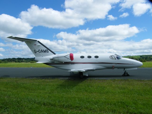 Cessna Citation Mustang (G-OAMB) - G-OAMB Cessna citation 510  mustang cn 510-0050 ex ph-txi seen at kerry airport on the   29-07-2010