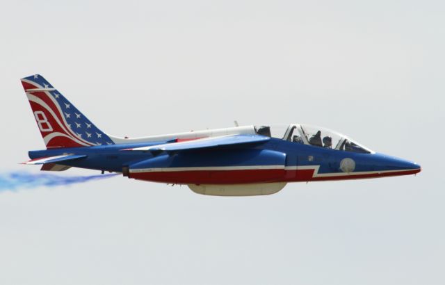 DASSAULT-BREGUET/DORNIER Alpha Jet (F-TEMO) - Capitaine Benjamin Chanat - Patrouille de France second solo (No. 8) - 04/15/17