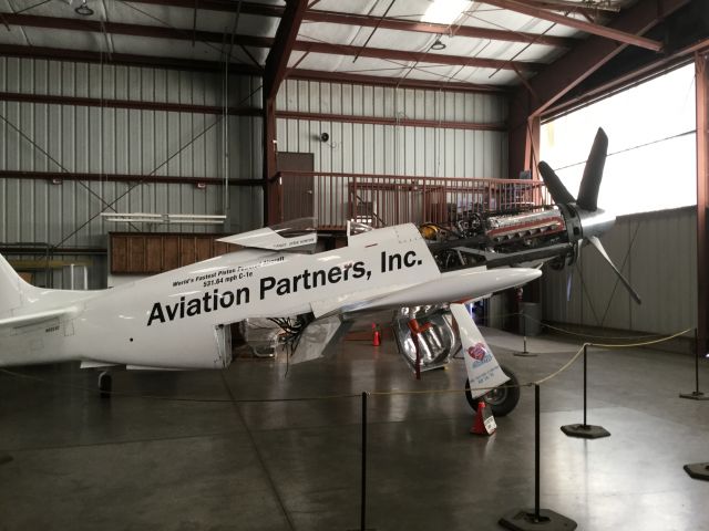 — — - World's fastest prop airplane at rest