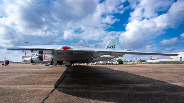 N927NA — - NASA WB-57 N927NA prepares for a flight check from Ellington Field in early December 2022