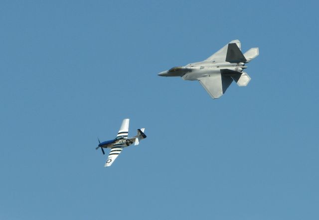 — — - Heritage Flight with NL351DT P-51D Mustang