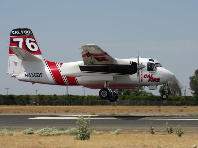 MARSH Turbo Tracker (N436DF) - N436DF landing right on the numbers at Porterville.