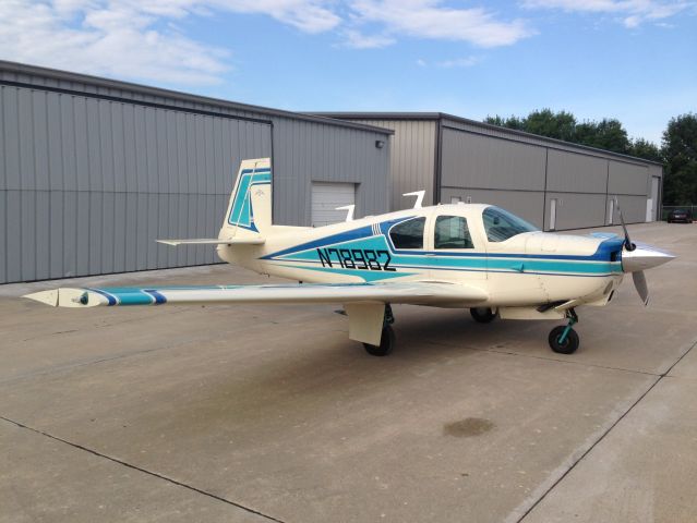 Mooney M-20 (N78982) - In front of my hangar, Ankeny Iowa.