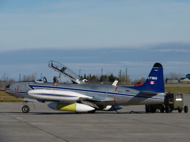 Lockheed T-33 Shooting Star (C-FSKH) - t-33 silver star used by the National Research Council of Canada.