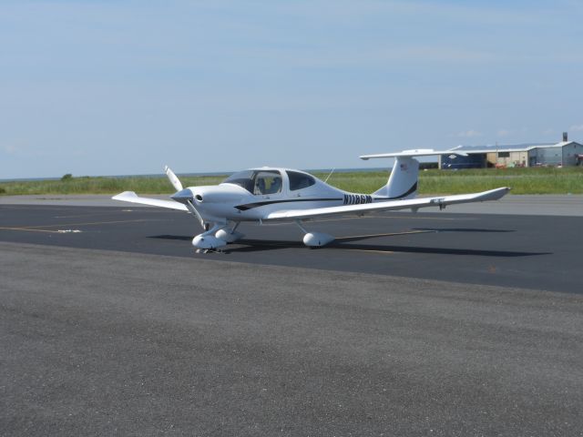 Diamond Star (N118GM) - On the ramp at Tangier Island.