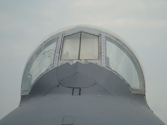 North American F-86 Sabre — - Close up on the bubble canopy of a Canadair Sabre Jet at Wetaskiwin, AB