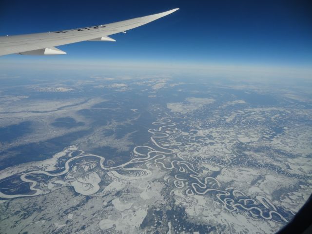 Boeing 787-8 (B-2730) - 787 somewhere over Alaska