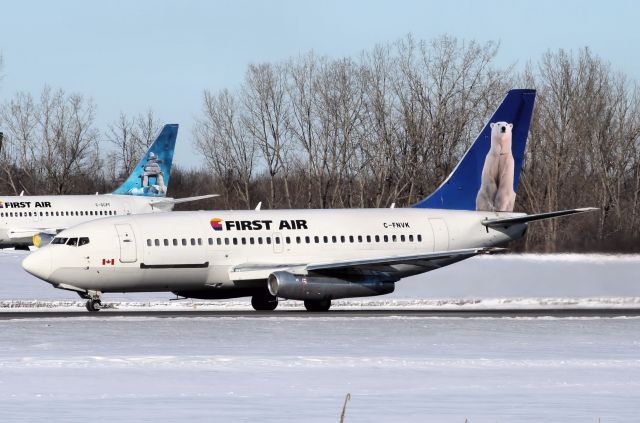 C-FNVK — - Departing on its regularly schedule  run to Iqaluit (CYFB), on 3-Jan-14.