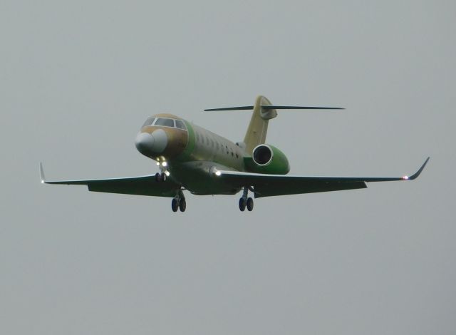 IAI Gulfstream G280 (N281GA) - On approach to Belfast on 11 April 2024 from Tel Aviv (LLBG).