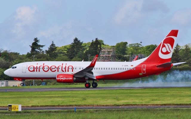 Boeing 737-800 (D-ABML) - air berlin b737-8 d-abml landing at shannon 21/5/16.