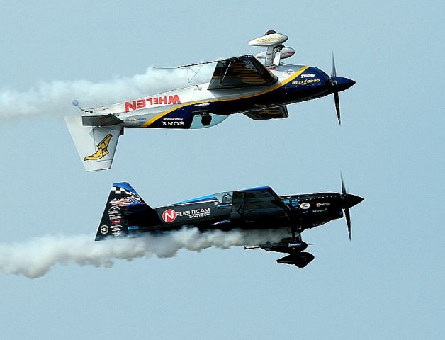 EXTRA EA-300 (N540JH) - Mike Goulian - Extra 330SC and Rob Holland - MX2