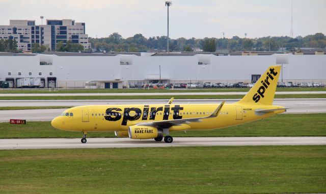 Airbus A320 (N692NK) - Flight 1672 from MCO (September 27th, 2020) 