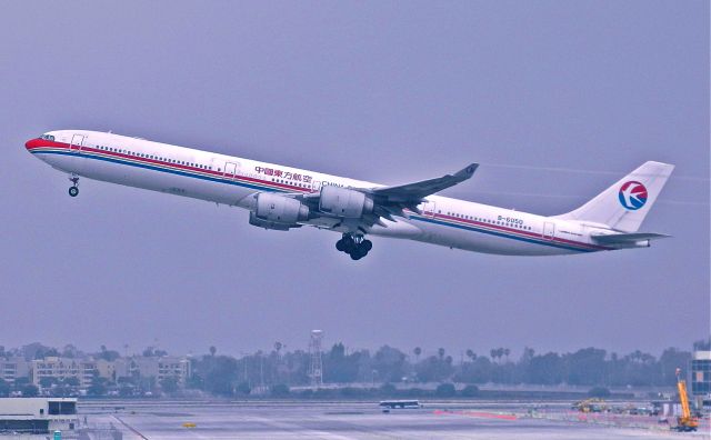 Airbus A340-600 (B-6050) - Nice ribbons streaming from the Winglets