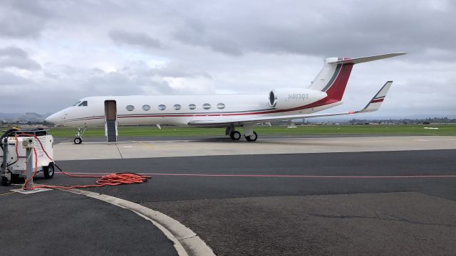 Gulfstream Aerospace Gulfstream V (N813QS) - About to depart to ZQN