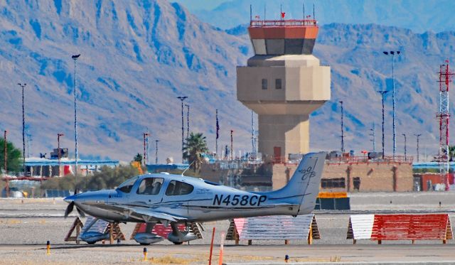 Cirrus SR-22 (N458CP) - N458CP 2008 Cirrus SR22 s/n 3255 - North Las Vegas Airport  KVGTbr /Photo: Tomás Del Corobr /October 14, 2020