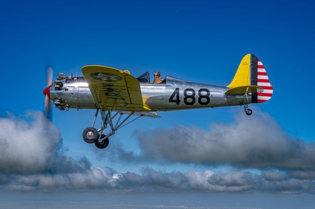 RYAN ST-3KR Recruit (N53190) - The Ryan with downtown Sacramento in the far background. 