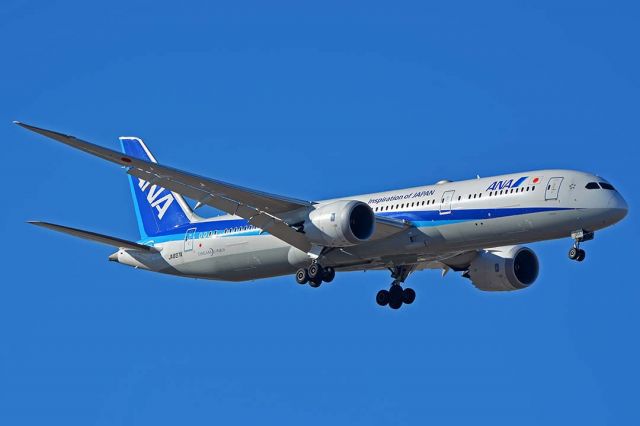 Boeing 787-9 Dreamliner (JA837A) - All Nippon Airways Boeing 787-9 JA837A at Phoenix Sky Harbor on January 28, 2018. 