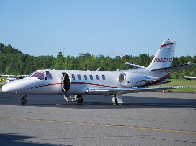 Cessna Citation V (N866TC) - GREATER OZARKS AVIATION CO TRUSTEE at KJQF - 5/27/12