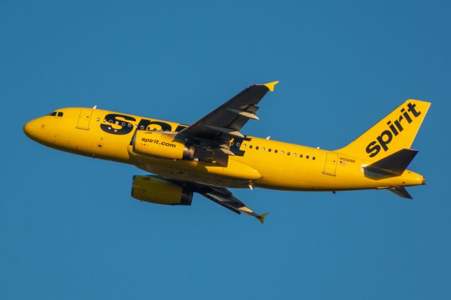 Airbus A319 (N516NK) - Taking off December 15 2019.