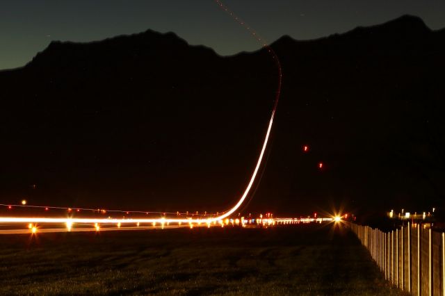 McDonnell Douglas FA-18 Hornet — - Afterburner takeoff at Meiringen(CH) Airbase on a Night-Flight session