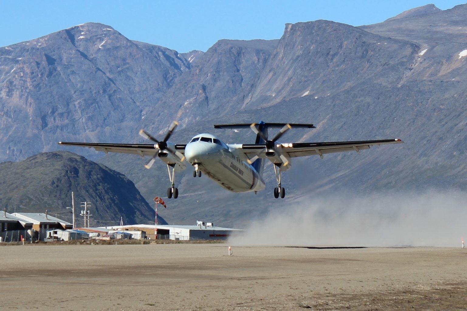 C-GECN — - Dash 8 Taking Off From CYXP