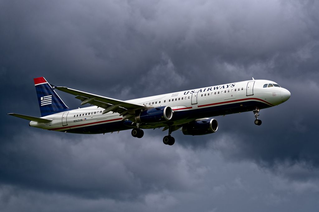 Airbus A321 (N562UW) - 7/21/2015. Short final on 19R
