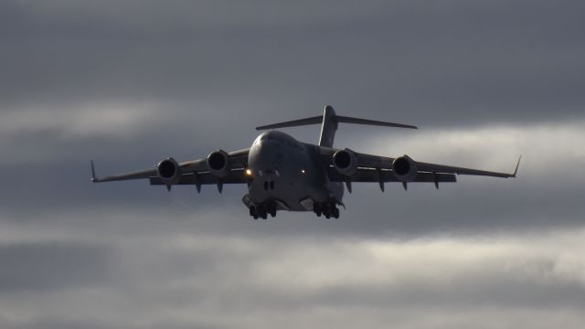 C17 — - C-17 Globemaster landing at Gander International Airport (CYQX)