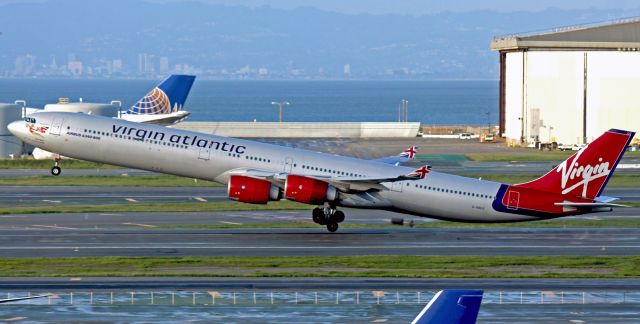 Airbus A340-600 (G-VBLU)