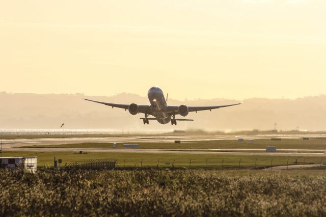 BOEING 777-300 (ZK-OKR) - Next stop SFO !