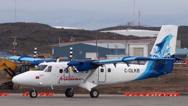 De Havilland Canada Twin Otter (C-GLKB) - At the Iqaluit airport, July 10, 2016.  Sporting new colours, this was previously leased to Sri Lankan Air Taxi. DHC-6-300