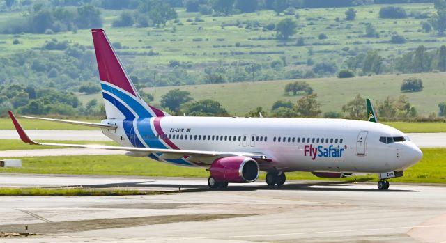 Boeing 737-700 (ZS-ZWM) - New Fly Safair Boeing 737 800 livery at Lanseria Airport